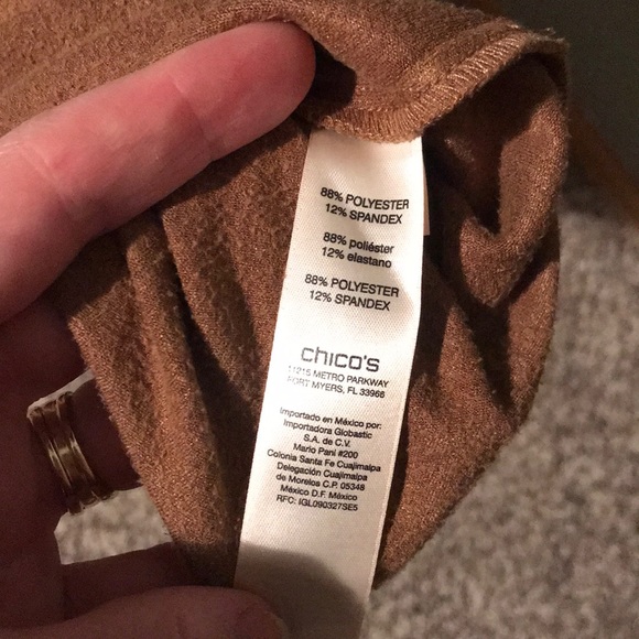 Faux Suede off the shoulder dress by Chico’s - Picture 7 of 8